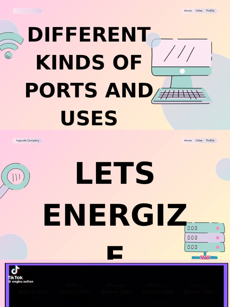 Types of Computer Ports and Uses | PDF | Usb | Video