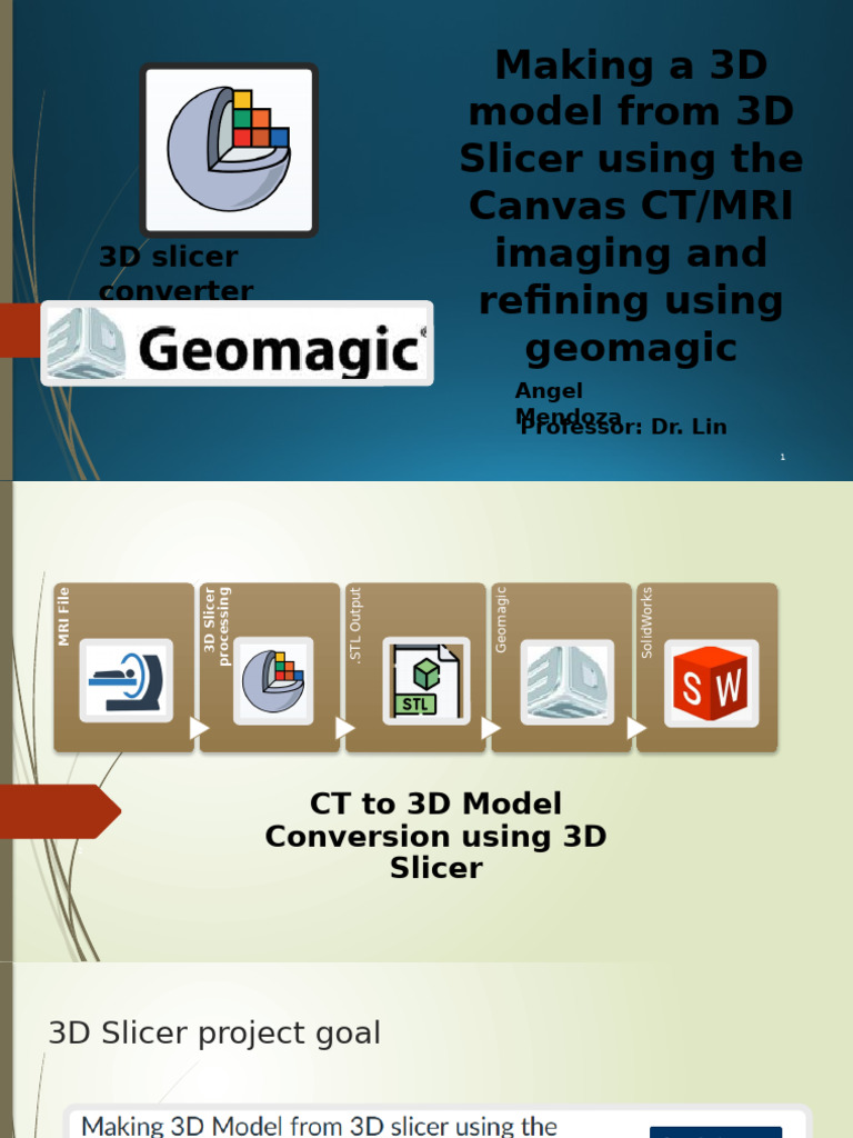 CT to 3D Model Conversion Guide | PDF