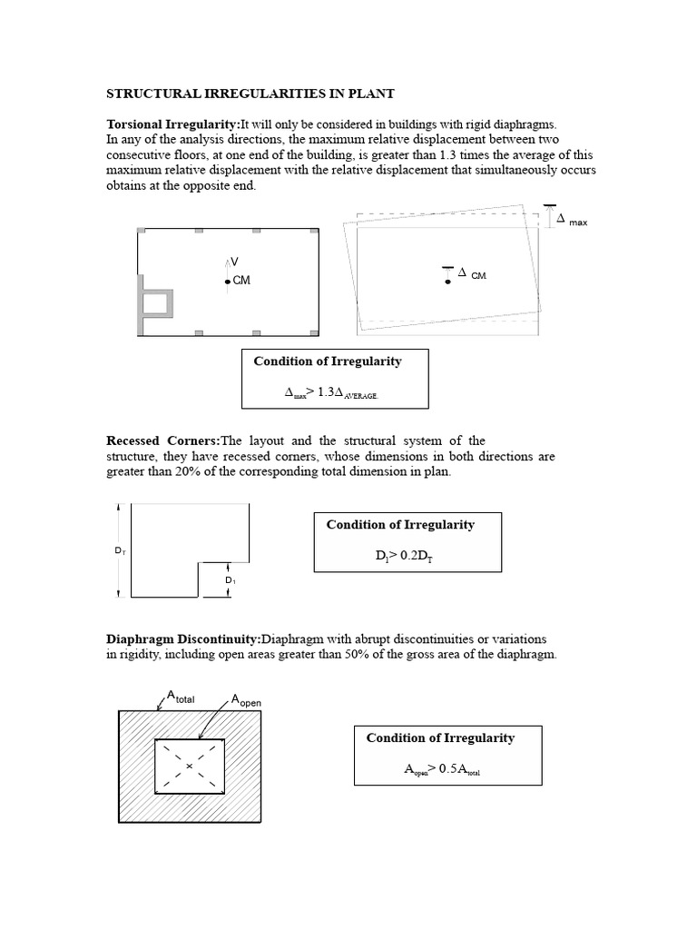 Torsional Irregularity | PDF