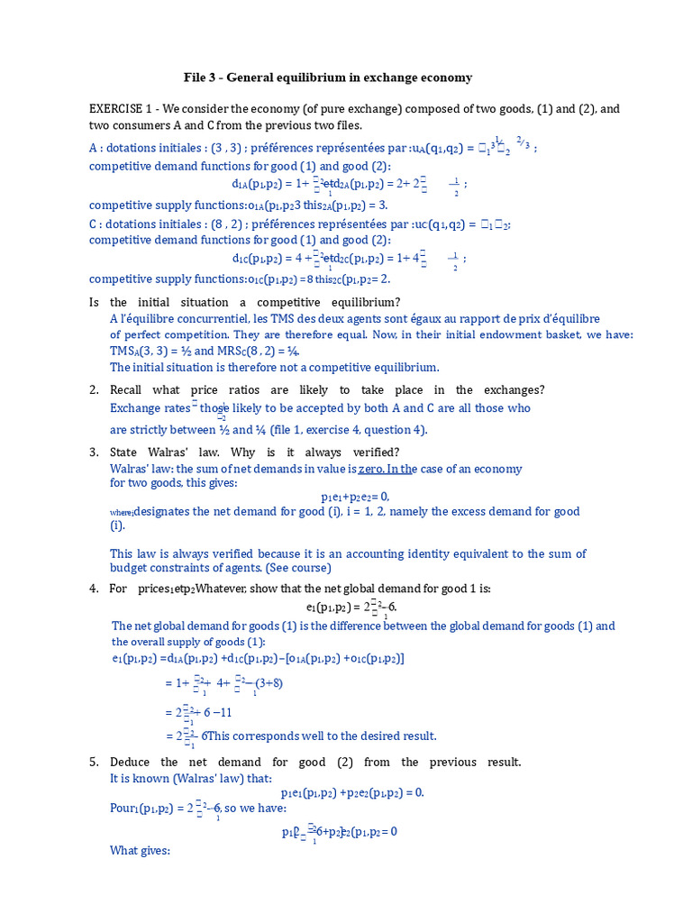 2022 23 Folder3 Corrected | PDF | General Equilibrium Theory | Economic ...