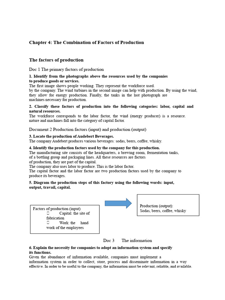 Correction of I and II of Chapter 4 | PDF | Vanilla | Labour Economics