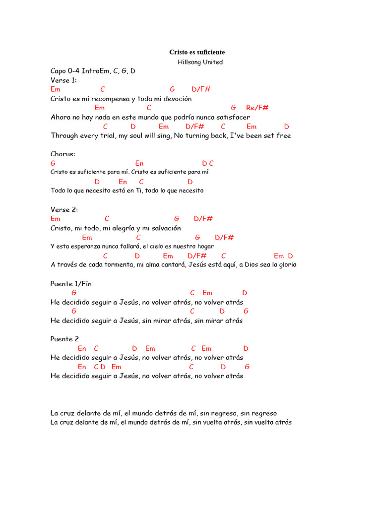 Cristo Es Suficiente PDF | PDF