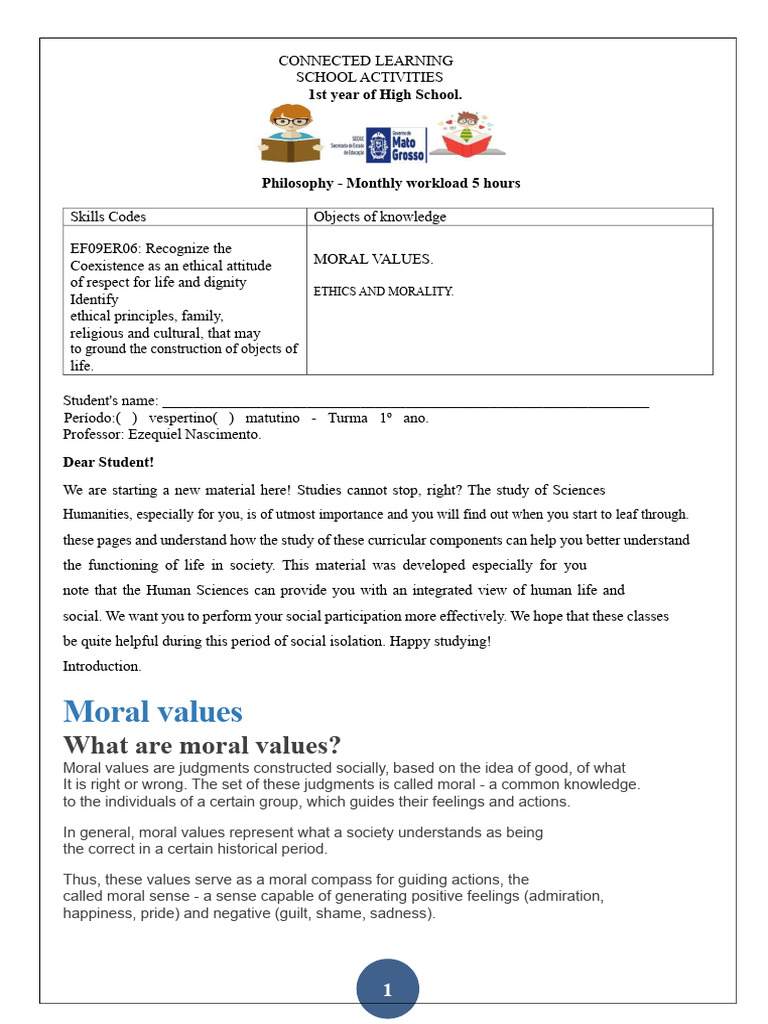 Understanding Moral Values and Ethics | PDF | Morality | Value (Ethics)