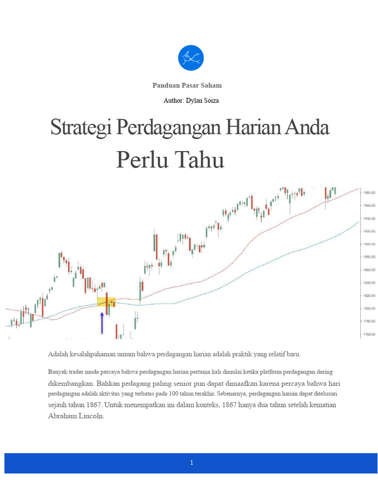 Strategi Perdagangan Harian Efektif | PDF