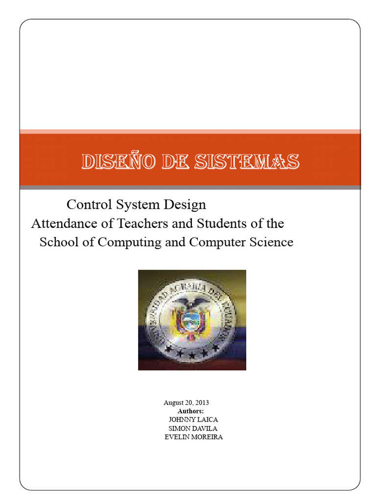 Automated Attendance Control System | PDF | Computer Science ...