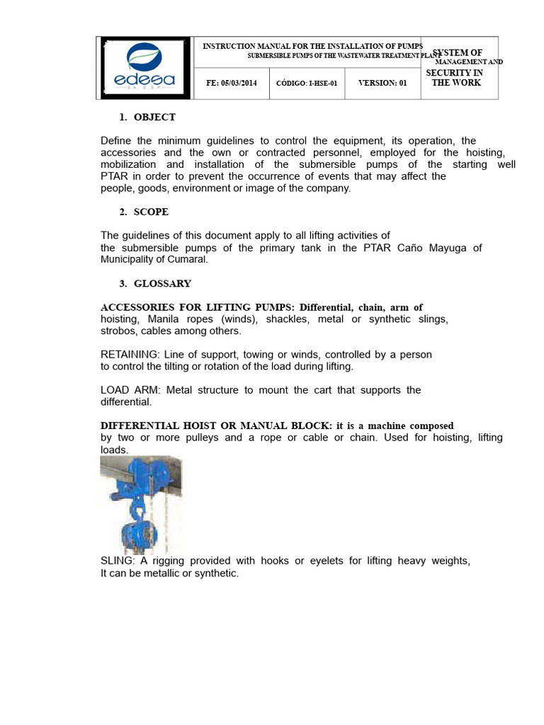 Submersible Pump Installation Guide | PDF | Pump