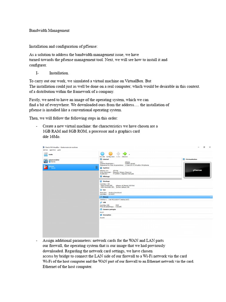 pfSense Bandwidth Management Setup Guide | PDF | Computer Network ...