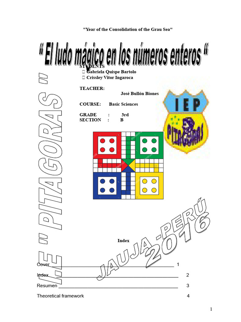 The Magical Ludo in Integers | PDF | Integer | Mathematics