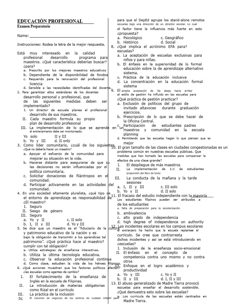 Propuestas para la Gestión Escolar Efectiva | PDF | Plan de estudios ...