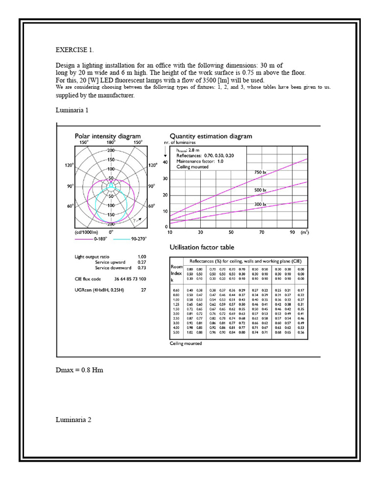 Exercise 1 | PDF | Lighting | Interior Design