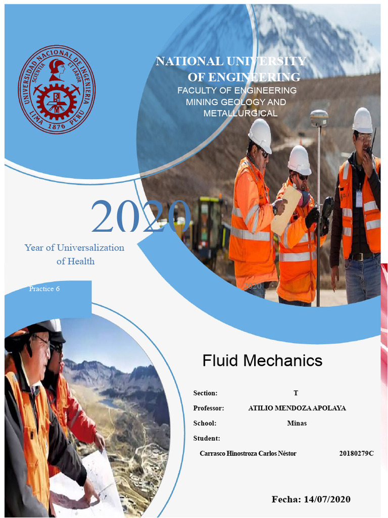 Practice 6 - Flow in Open Channels | PDF | Fluid Dynamics | Applied And ...