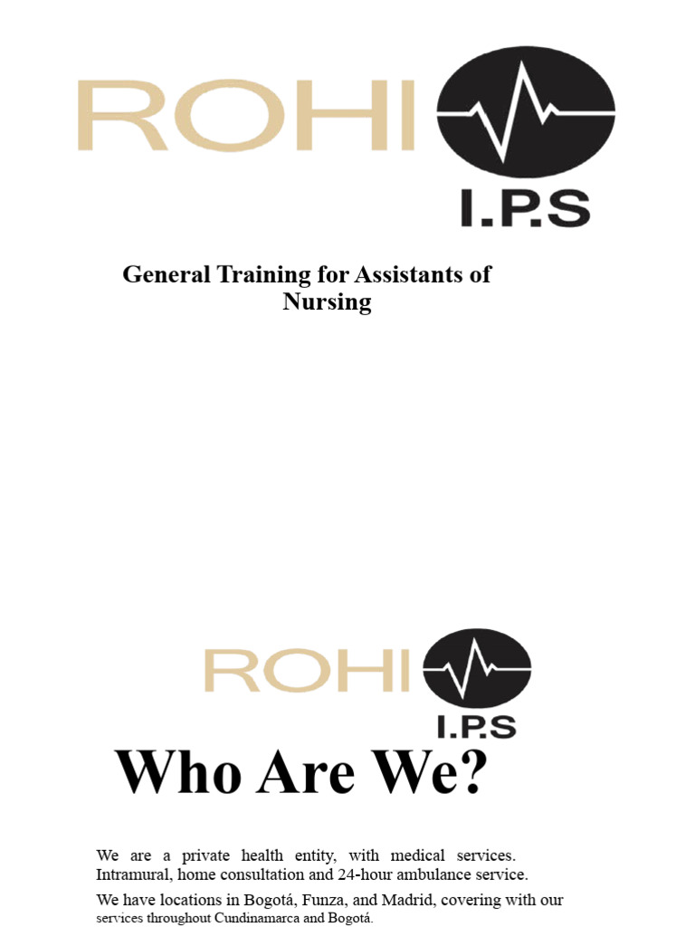 ROHI Training Nursing Assistants | PDF | Anatomical Terms Of Motion ...