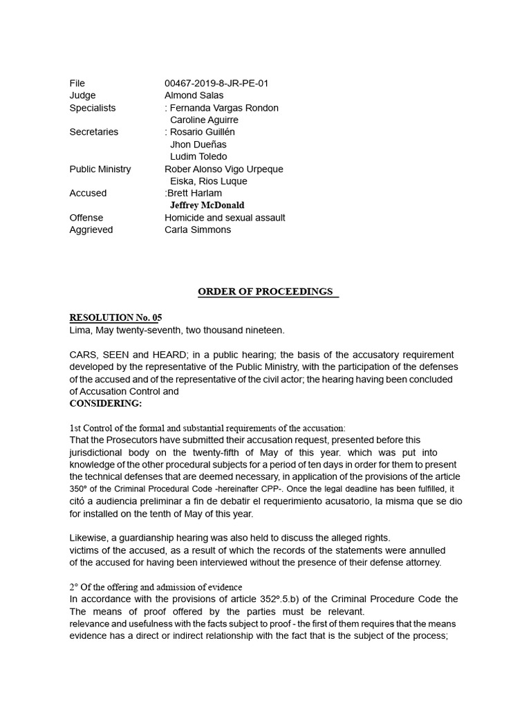 Judgment Order | PDF | Evidence (Law) | Crimes