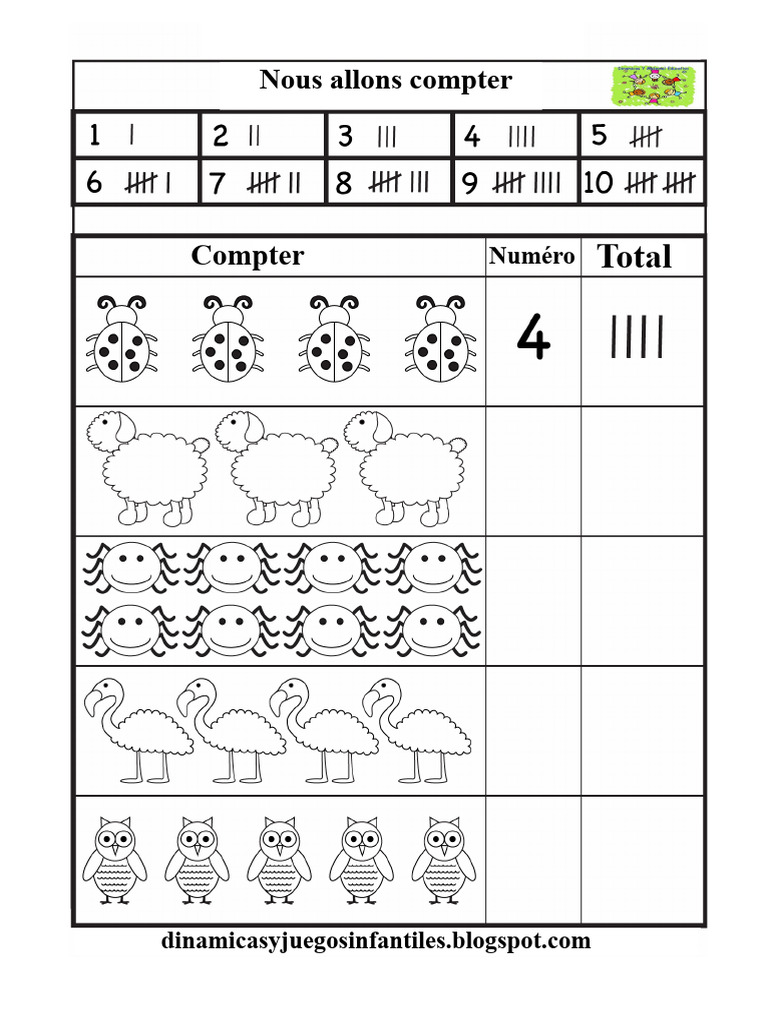 Compter : Activités ludiques pour enfants | PDF