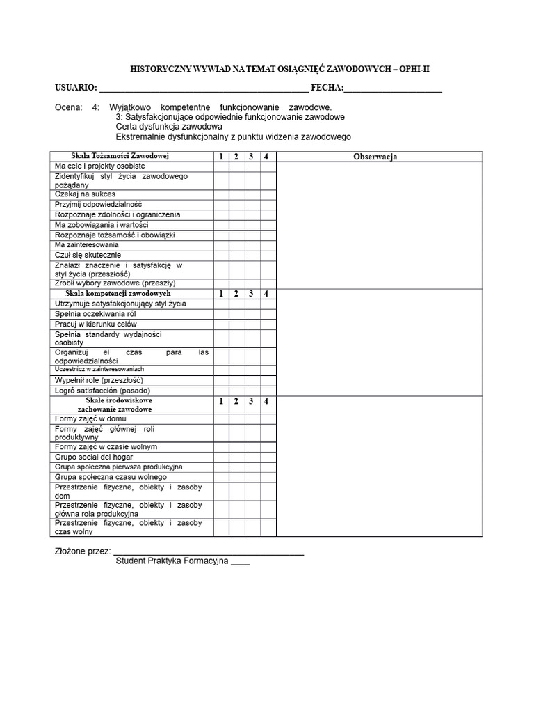 Format OPHI II | PDF
