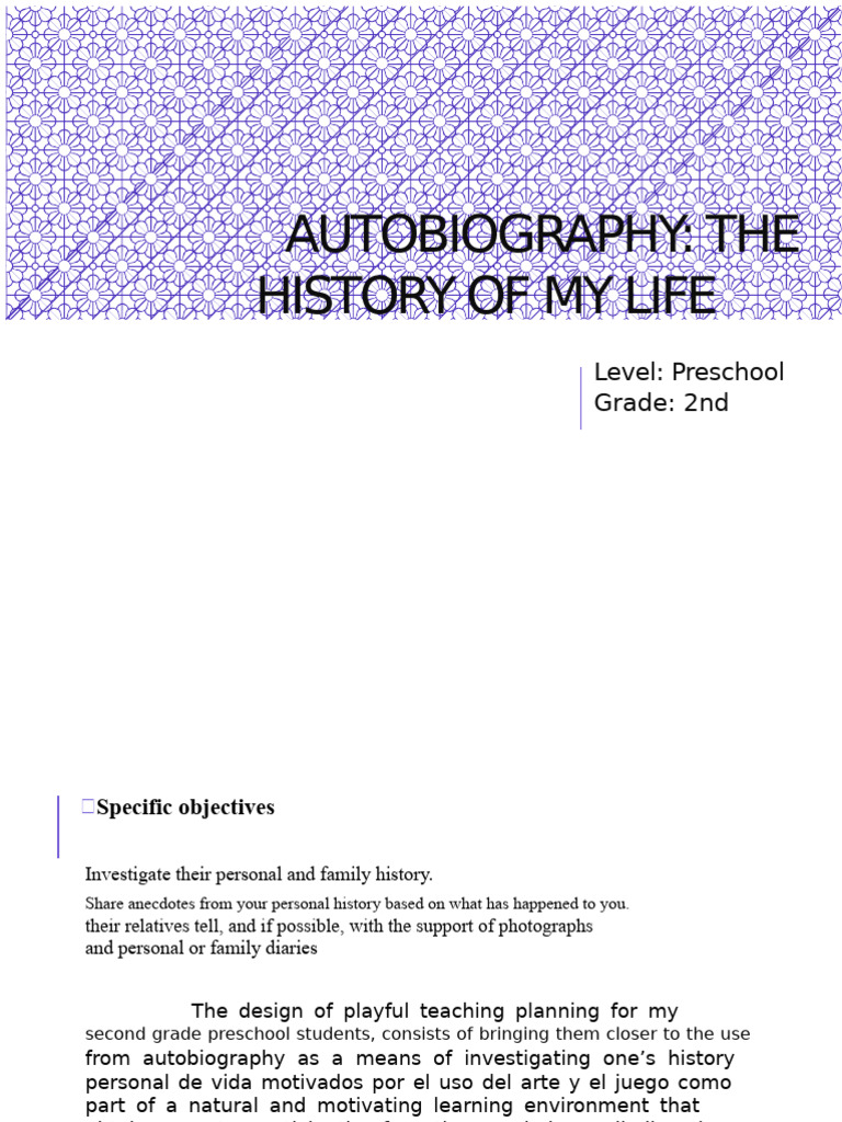 Engaging Autobiography Activities for Kids | PDF | Learning | Liberal ...