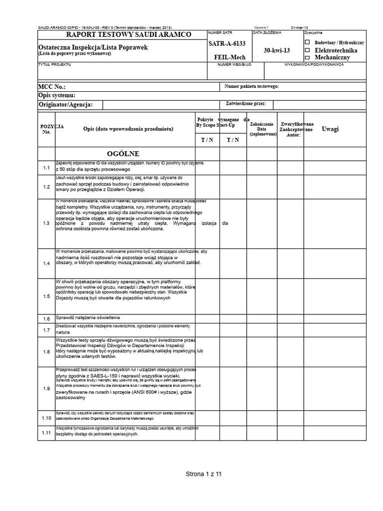 SATR-A-6133 Rev 7 | PDF