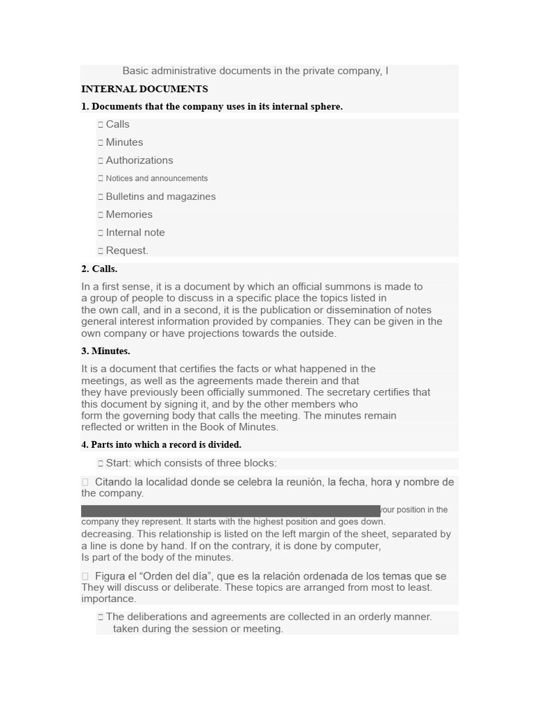 Internal Administrative Document Types | PDF | Information | News