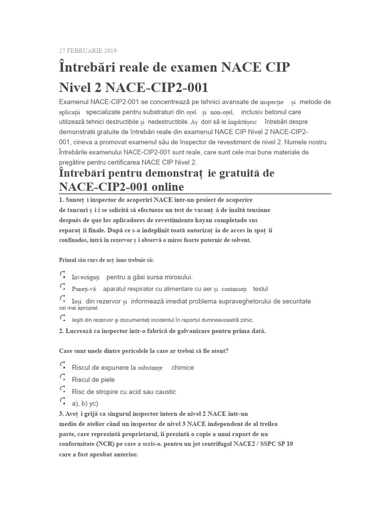 Revizuire Cip 2 | PDF