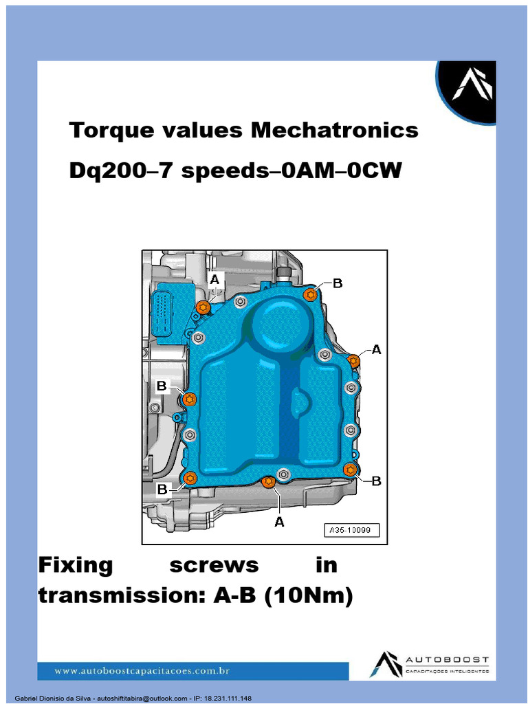 Torque Values for Mechatronics Components | PDF