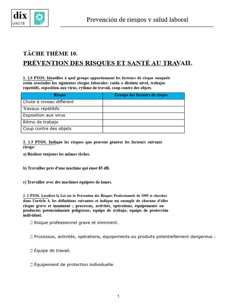 Prévention des Risques au Travail | PDF | Gestion des risques | Risque