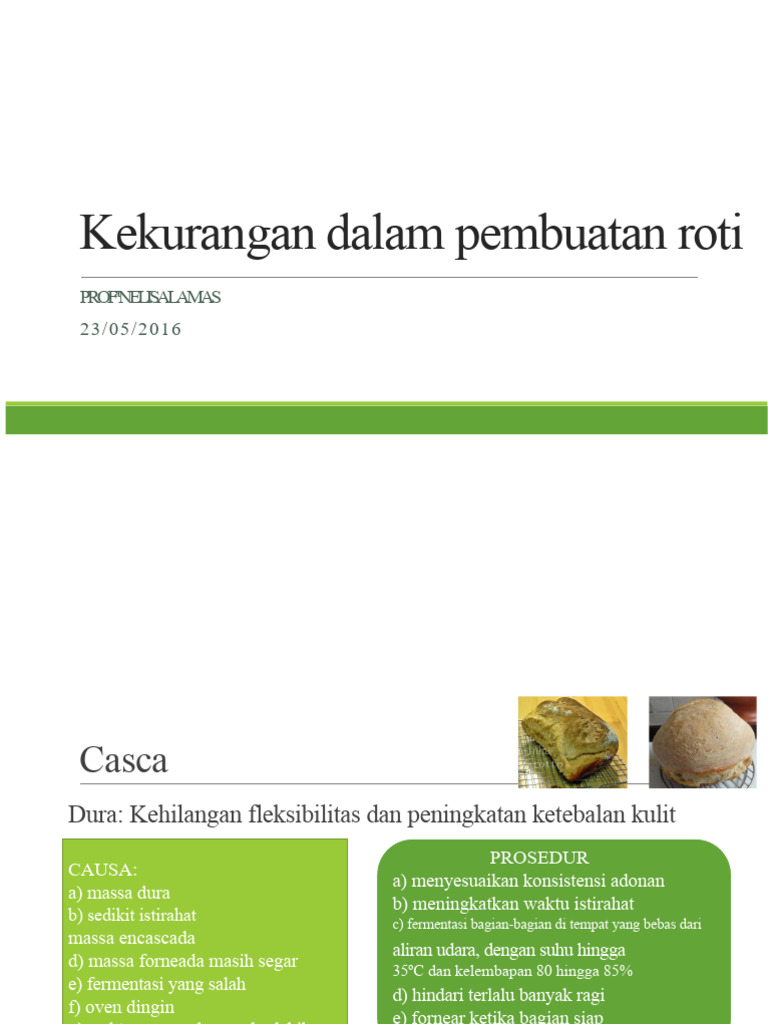 Penyebab dan Solusi Kekurangan Roti | PDF