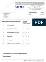 Questionnaire Report