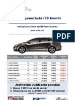 Hyundai I30 - Cenník Máj 2012