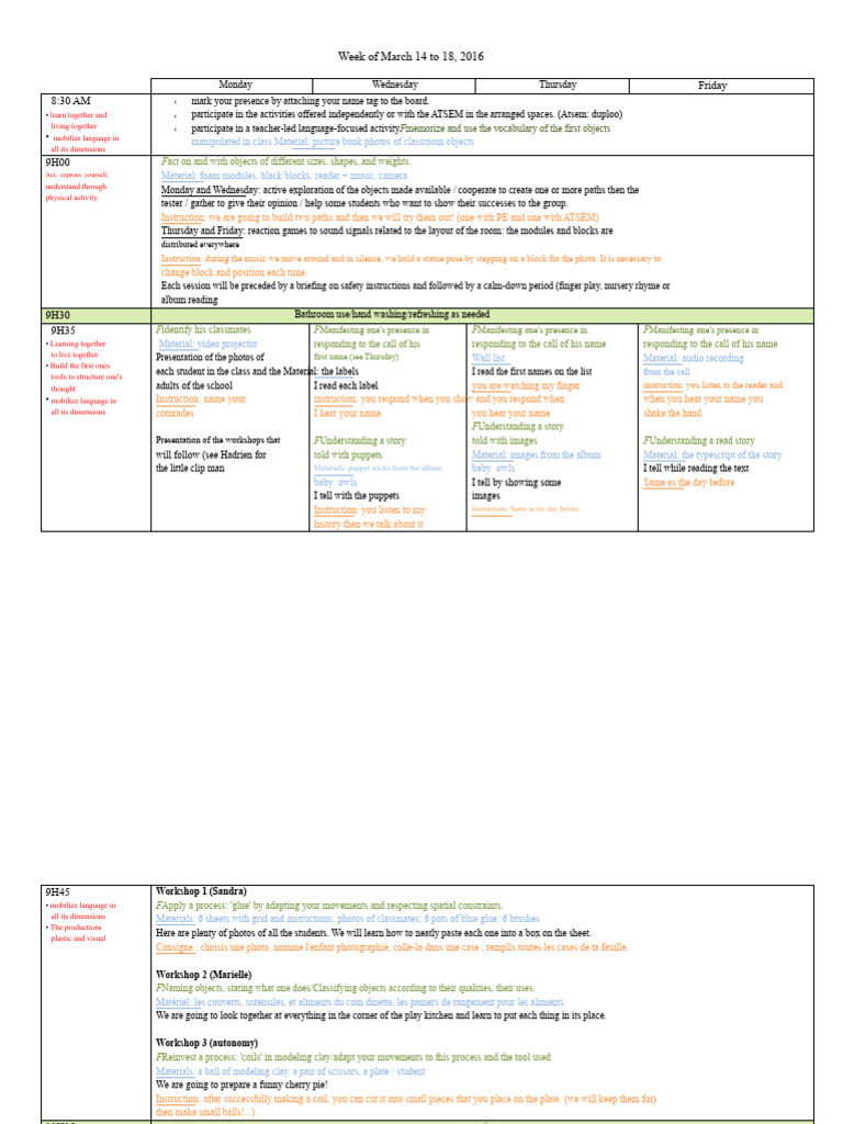 Example 2 Journal Notebook Per Week | PDF