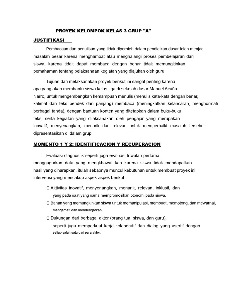 Proyek Kelompok Kelas 3 | PDF