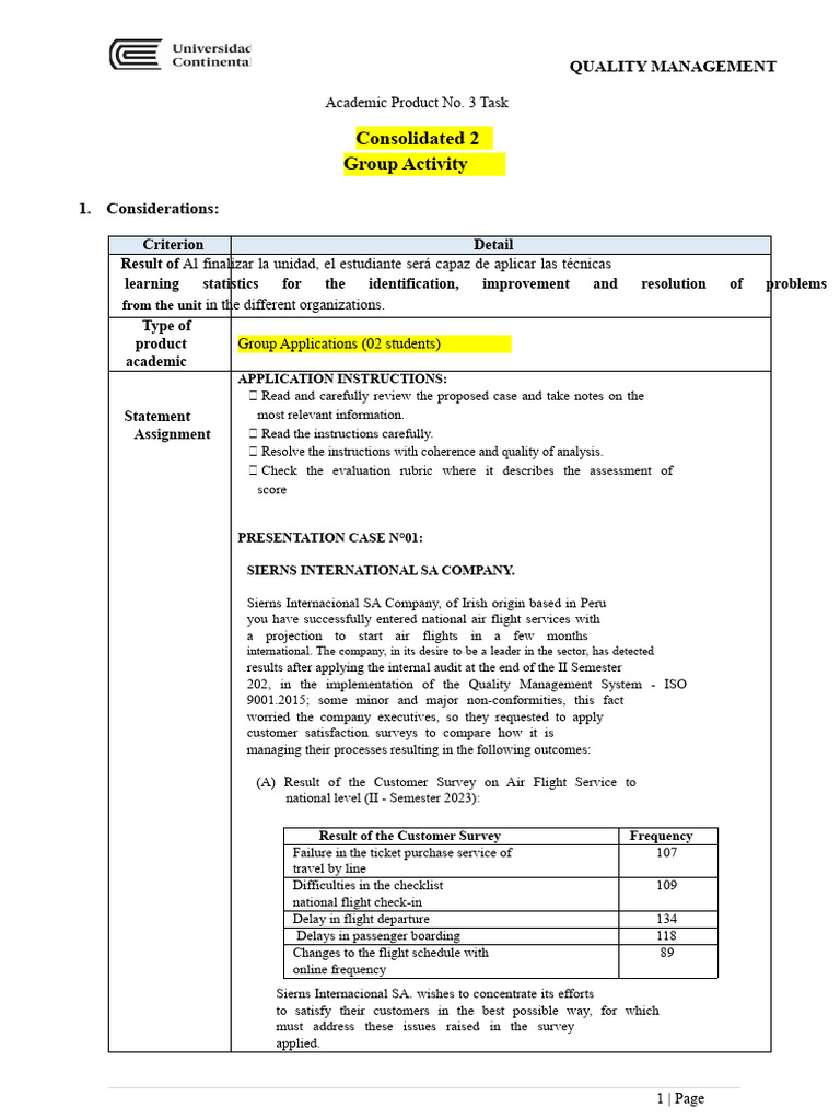 Quality Management Case Study Analysis | PDF | Audit | Quality Management