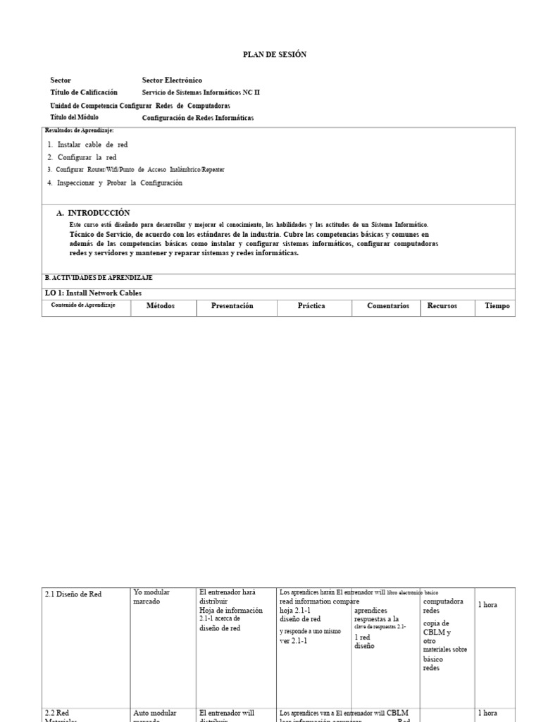 Plan de Sesión Coc2 CSS NC 2 | PDF | Cortafuegos (informática ...