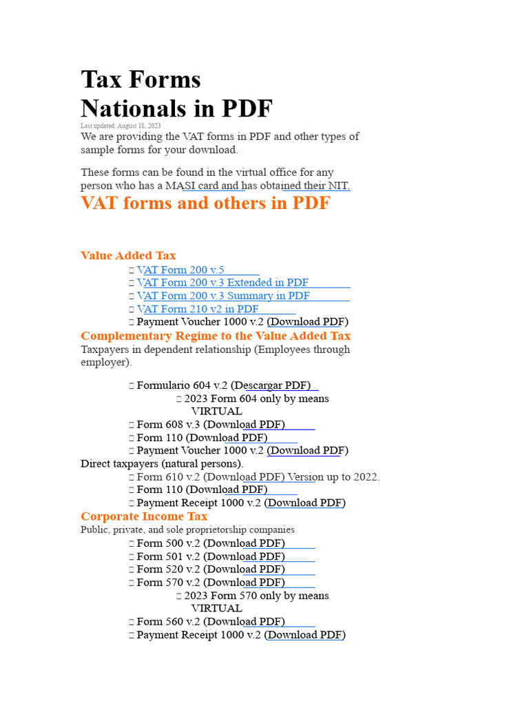 Downloadable Tax Forms in PDF | PDF | Taxes | Irs Tax Forms