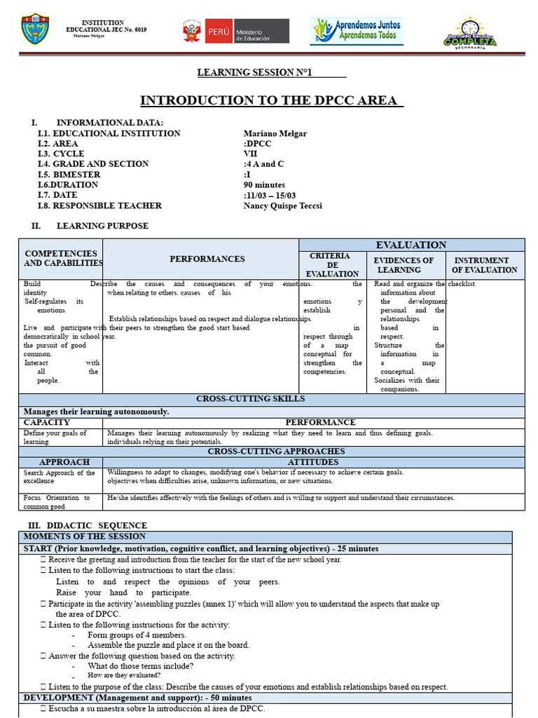 Introduction to DPCC Learning Session | PDF | Learning | Citizenship