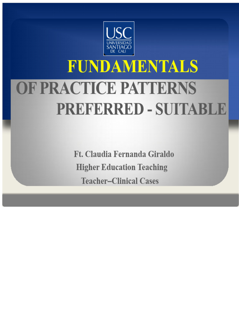 Practice Patterns Guide for Healthcare Professionals | PDF | Breathing ...