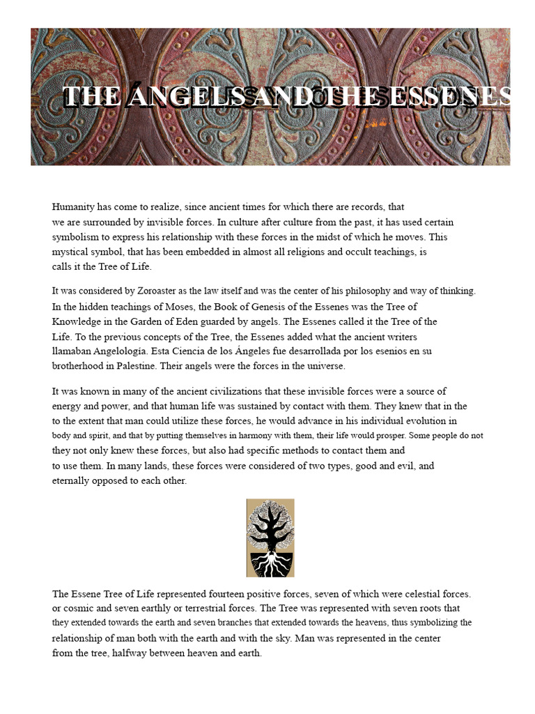 Essene Tree of Life and Angelology | PDF | Angel | Love