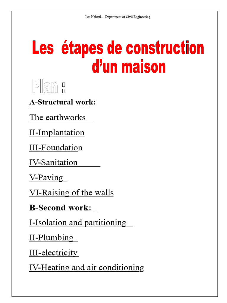 Civil Engineering Construction Guide | PDF | Concrete | Plumbing