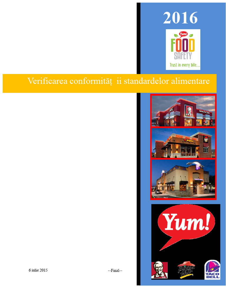 01 YUM FSCC Standarde 2016 Finale 07 06 2015 | PDF