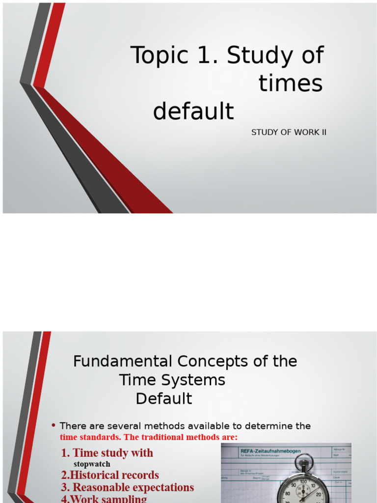 Time Measurement Techniques Overview | PDF | Applied Mathematics