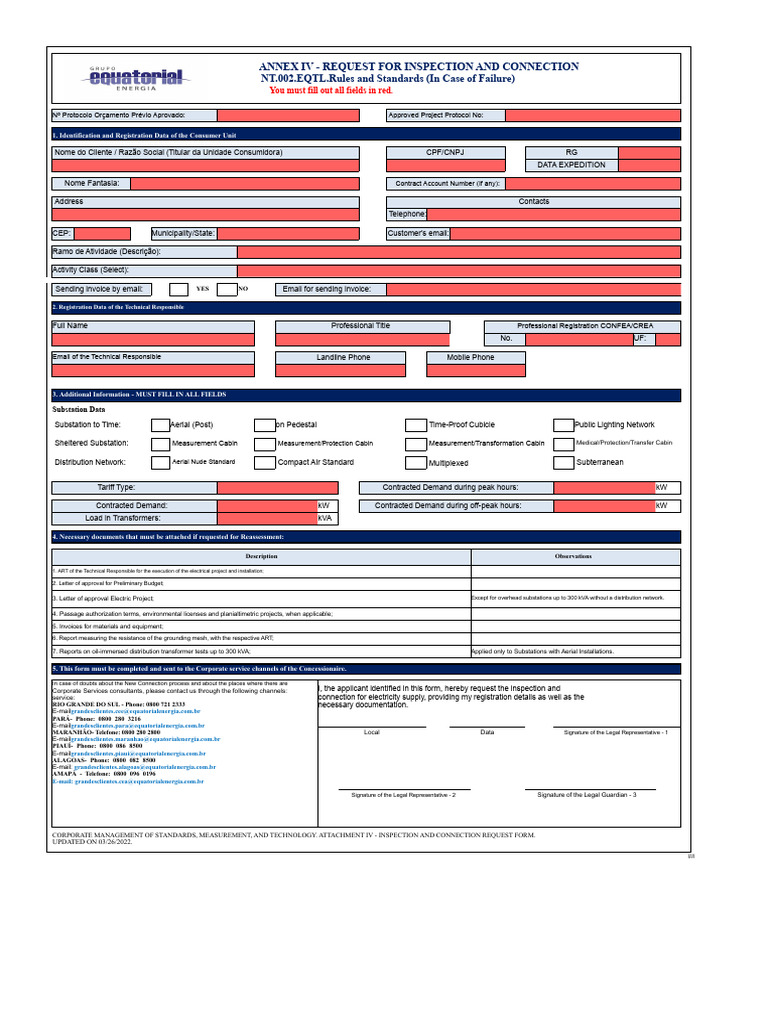 ANNEX IV - Inspection and Connection Request Form - NT.002 - Rev04 ...