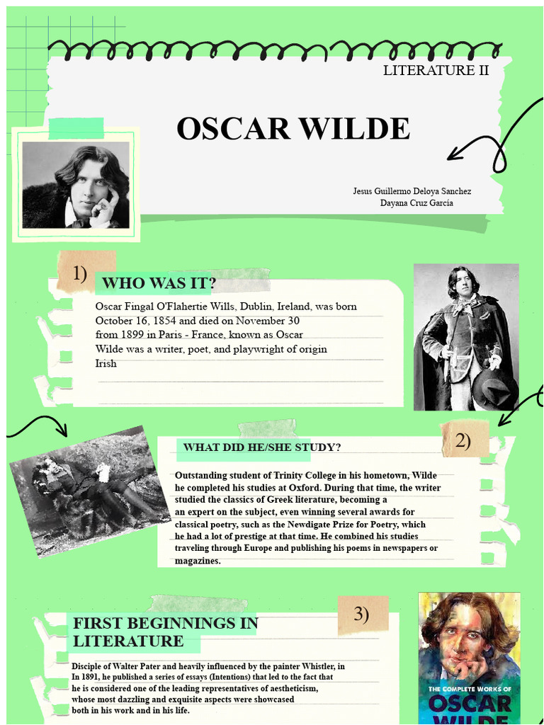 Oscar Wilde: Life and Literary Influence | PDF