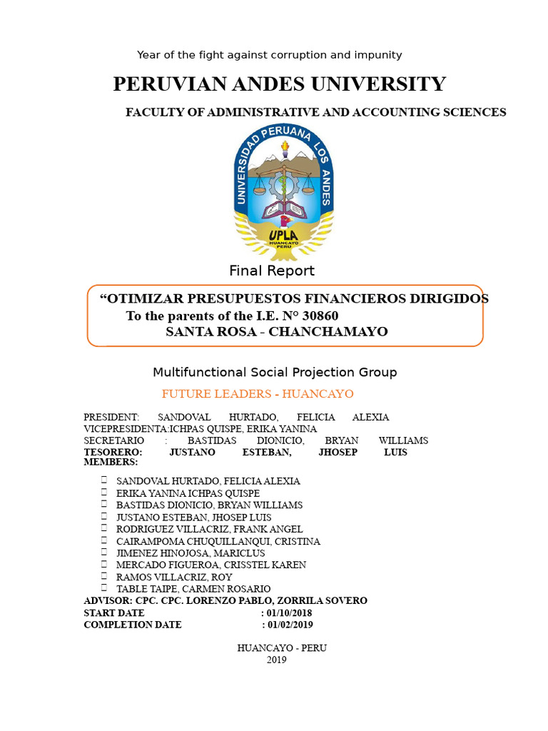 Social Projection | PDF | Methodology | Board Of Directors