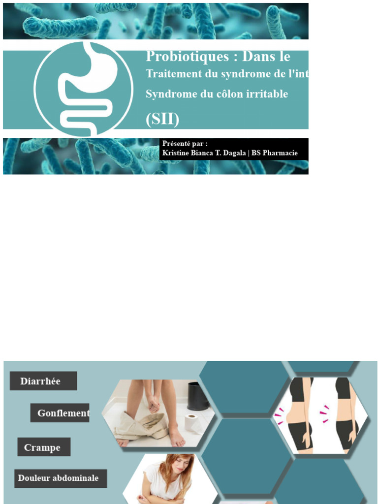 Probiotiques et syndrome de l'intestin irritable PDF Syndrome de l — free download