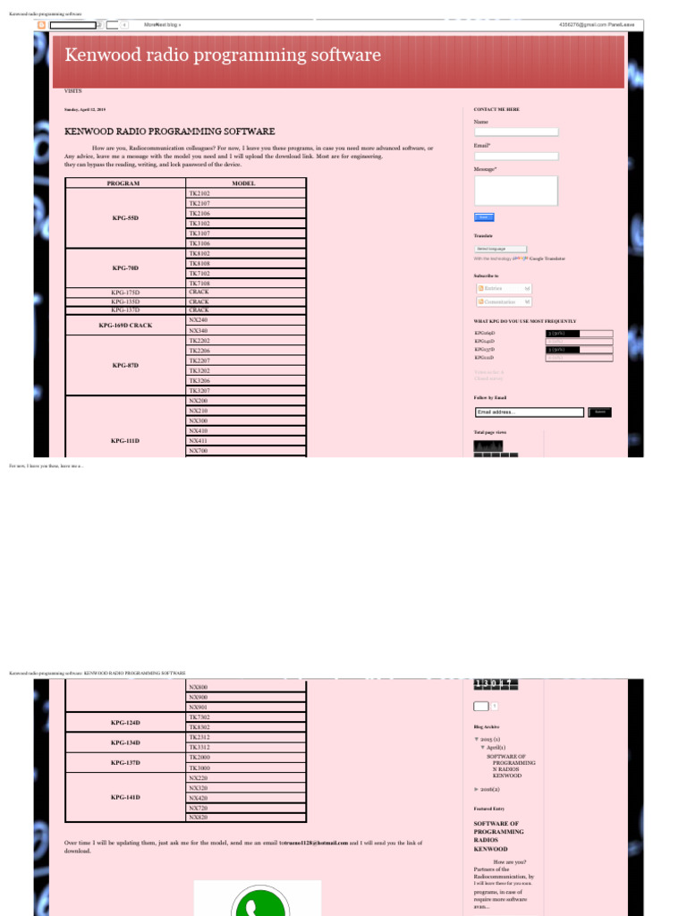 Kenwood Radio Programming Software Guide | PDF | Computing ...