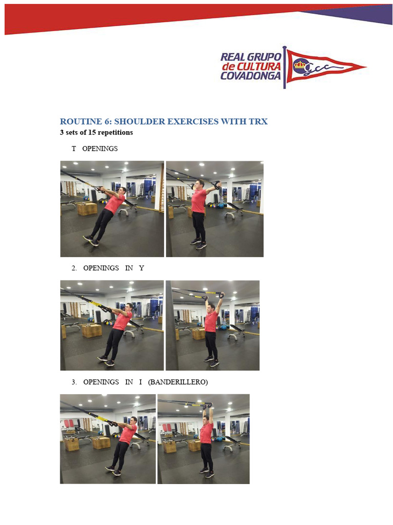 TRX Shoulder Workout Routine | PDF