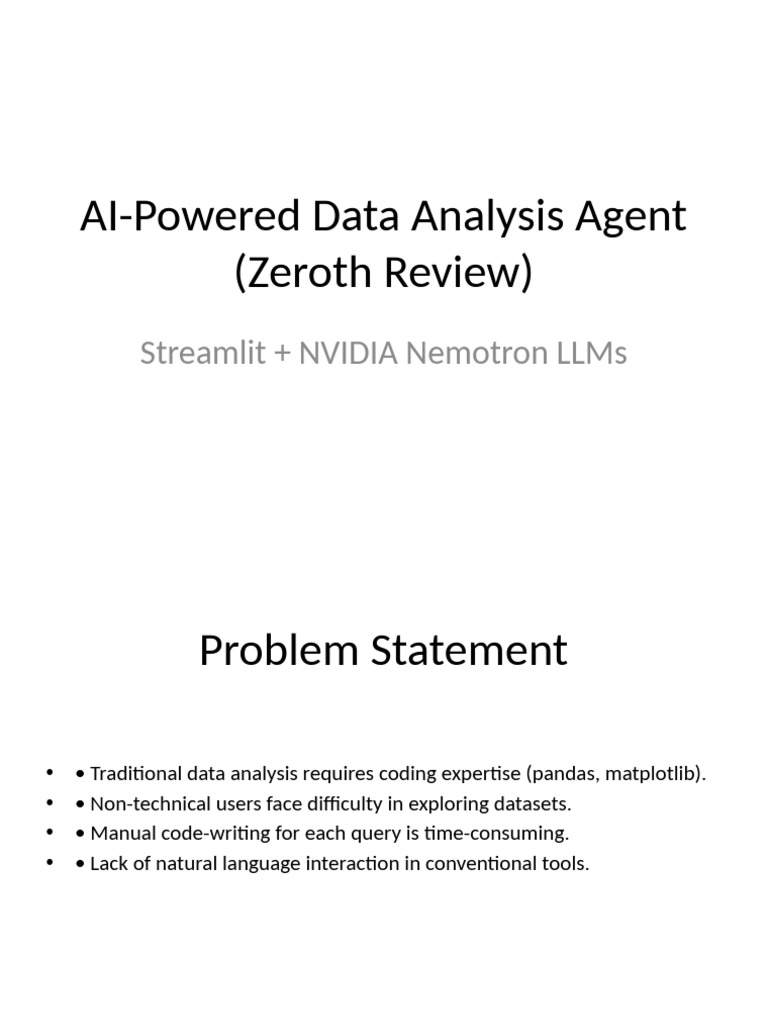 AI Data Analysis Tool for Everyone | PDF