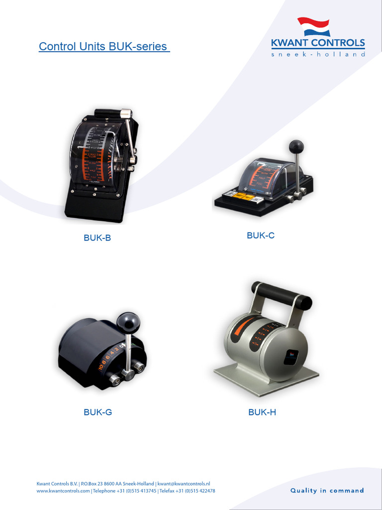 BUK-Series Control Units Overview | PDF