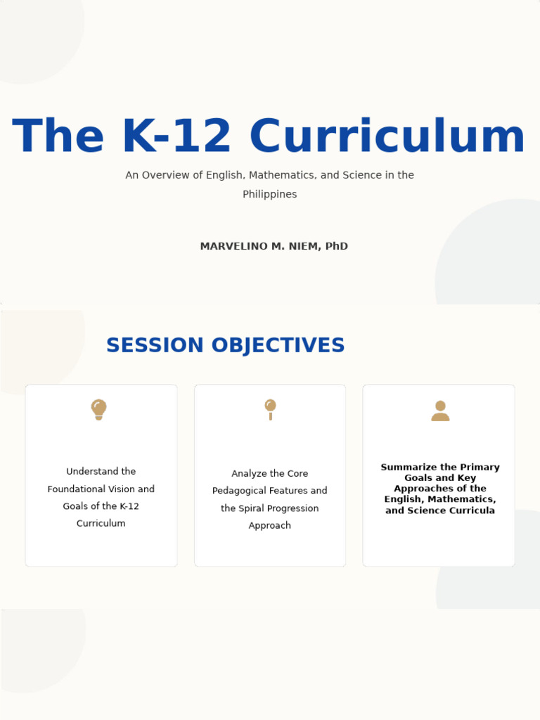K-12 Curriculum Overview | PDF | Inquiry Based Learning | Curriculum