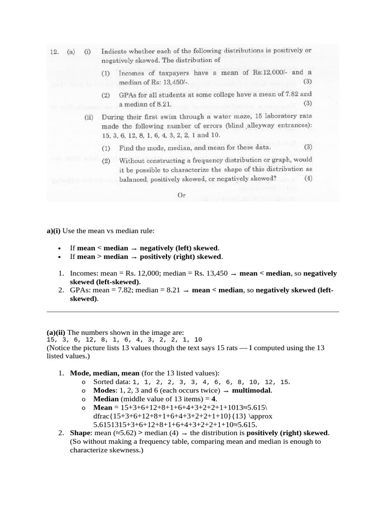 Ques & Ans (FDS) | PDF