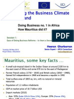 IBC SWAZILAND - Doing Business Reforms in Mauritius 30052012
